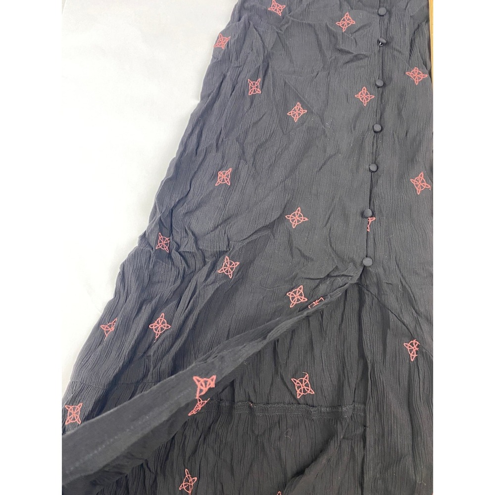 NWT Disturbia Skirt Women's Size 6 - Sublime Witches Knot Embroidered Midaxi - Picture 4 of 9
